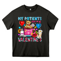 Asphalt My Patients is Valentines Heavy Core Tee - CowhideDigitalArt