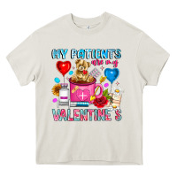 Cream My Patients is Valentines Heavy Core Tee - CowhideDigitalArt