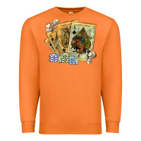 Carrot western rodeo playing cards tbw Premium Sweatshirt - texasbilliewilder