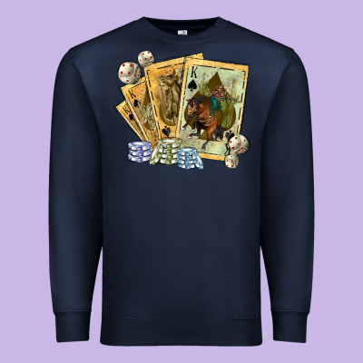 Premium Sweatshirt western rodeo playing cards tbw