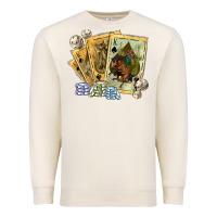Sandshell western rodeo playing cards tbw Premium Sweatshirt - texasbilliewilder