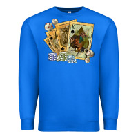 True Royal western rodeo playing cards tbw Premium Sweatshirt - texasbilliewilder