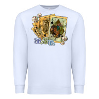 White western rodeo playing cards tbw Premium Sweatshirt - texasbilliewilder