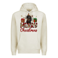 Oatmeal Heather merry christmas dachshund Premium Hoodie - JahusDesignShop