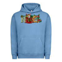 Pigment Pebble Blue noel Urban Hoodie - BundleAndBundleShop