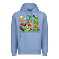 Colony Blue cca  countinuing care assistant juneteenth Premium Hoodie - AdoDesignShop