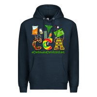 Navy cca  countinuing care assistant juneteenth Premium Hoodie - AdoDesignShop