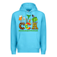 Ocean Blue cca  countinuing care assistant juneteenth Premium Hoodie - AdoDesignShop
