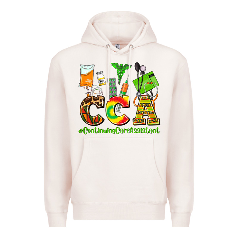 Cca  Countinuing Care Assistant Juneteenth Premium Hoodie by AdoDesignShop | Teevron