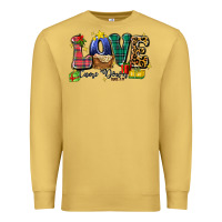 Antique Gold love came down luke 2 11 Premium Sweatshirt - Zillion Design Studio