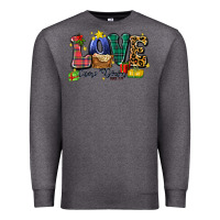 Charcoal Heather love came down luke 2 11 Premium Sweatshirt - Zillion Design Studio