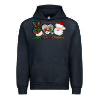 Navy peace love christmas Urban Hoodie - BundleAndBundleShop