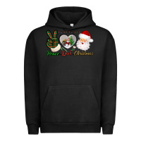 Pigment Black peace love christmas Urban Hoodie - BundleAndBundleShop