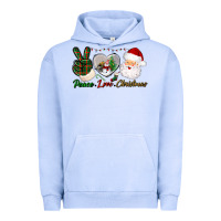 Pigment Grape Ice peace love christmas Urban Hoodie - BundleAndBundleShop