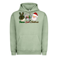 Peace Love Christmas Urban Hoodie | Teevron