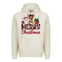 Oatmeal Heather merry christmas chihuahua Premium Hoodie - JahusDesignShop