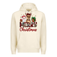 Tofu merry christmas chihuahua Premium Hoodie - JahusDesignShop