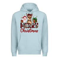 Blue Mist merry christmas chihuahua Premium Hoodie - JahusDesignShop