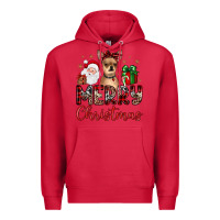 Cardinal merry christmas chihuahua Premium Hoodie - JahusDesignShop