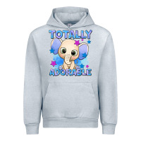 Heather Grey totally adorable elephant boy Urban Hoodie - AdoDesignShop