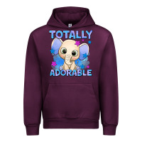 Mauve Wine totally adorable elephant boy Urban Hoodie - AdoDesignShop