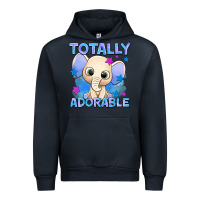 Navy totally adorable elephant boy Urban Hoodie - AdoDesignShop