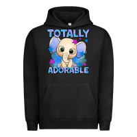 Pigment Black totally adorable elephant boy Urban Hoodie - AdoDesignShop