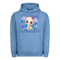 Pigment Pebble Blue totally adorable elephant boy Urban Hoodie - AdoDesignShop