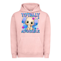 Pigment Salmon totally adorable elephant boy Urban Hoodie - AdoDesignShop