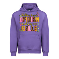Tulip the thing is your opinion dont pay my bills Urban Hoodie - AdoDesignShop