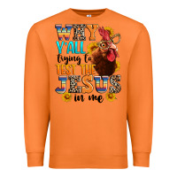 Carrot why yall trying to test the jesus in me Premium Sweatshirt - texasbilliewilder