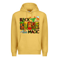 Antique Gold black nurse magic Premium Hoodie - AdoDesignShop