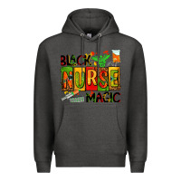 Charcoal Heather black nurse magic Premium Hoodie - AdoDesignShop