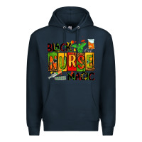 Navy black nurse magic Premium Hoodie - AdoDesignShop