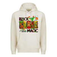 Oatmeal Heather black nurse magic Premium Hoodie - AdoDesignShop