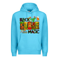Ocean Blue black nurse magic Premium Hoodie - AdoDesignShop