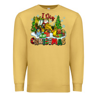 Antique Gold i dig christmas Premium Sweatshirt - Zillion Design Studio