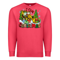 Cardinal i dig christmas Premium Sweatshirt - Zillion Design Studio