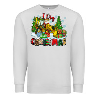 Dove Grey i dig christmas Premium Sweatshirt - Zillion Design Studio