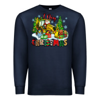 Navy i dig christmas Premium Sweatshirt - Zillion Design Studio