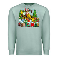 Seafoam i dig christmas Premium Sweatshirt - Zillion Design Studio