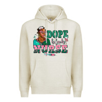 Oatmeal Heather afro  nurse dope black Premium Hoodie - AdoDesignShop