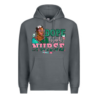 Rock afro  nurse dope black Premium Hoodie - AdoDesignShop