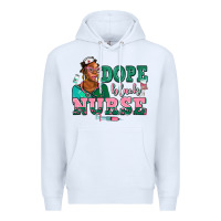 White afro  nurse dope black Premium Hoodie - AdoDesignShop