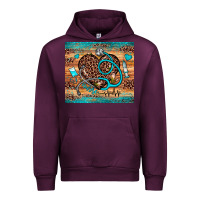 Mauve Wine nurse leopard heart Urban Hoodie - JahusDesignShop