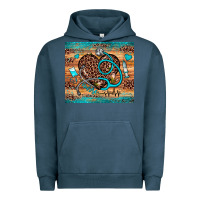 Pigment Midnight Navy nurse leopard heart Urban Hoodie - JahusDesignShop