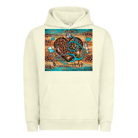 Pigment Pistachio nurse leopard heart Urban Hoodie - JahusDesignShop