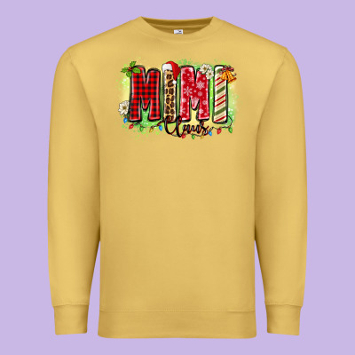 Mimi Claus Premium Sweatshirt Designed By Zillion Design Studio