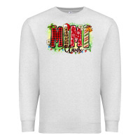 Oatmeal Heather mimi claus Premium Sweatshirt - Zillion Design Studio
