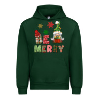 Forest Green be merry Urban Hoodie - BundleAndBundleShop